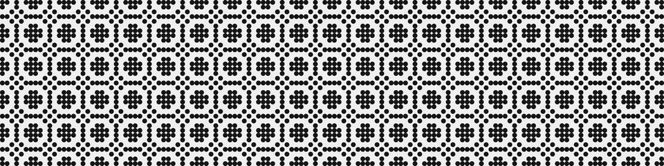 Fototapeta premium Abstract Cross Pattern Dots Logo generative computational art illustration