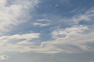 blue sky with clouds