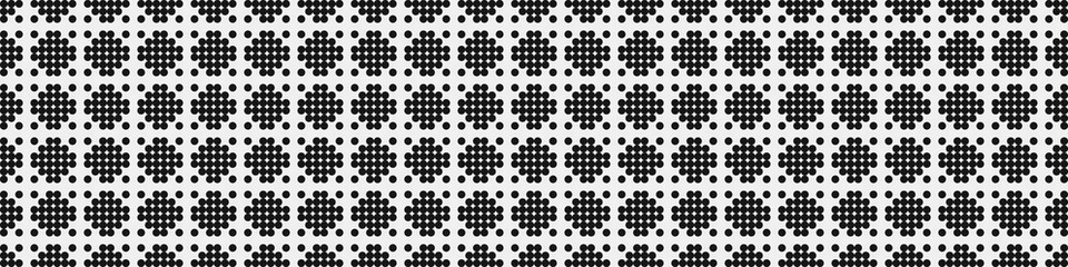 Abstract Cross Pattern Dots Logo generative computational art illustration