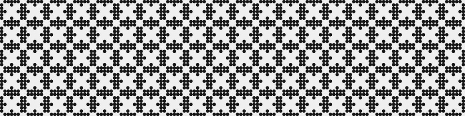 Abstract Cross Pattern Dots Logo generative computational art illustration