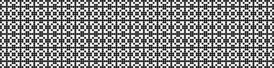 Abstract Cross Pattern Dots Logo generative computational art illustration