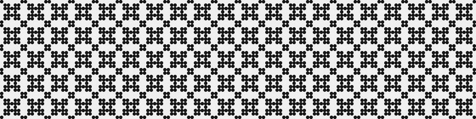 Abstract Cross Pattern Dots Logo generative computational art illustration