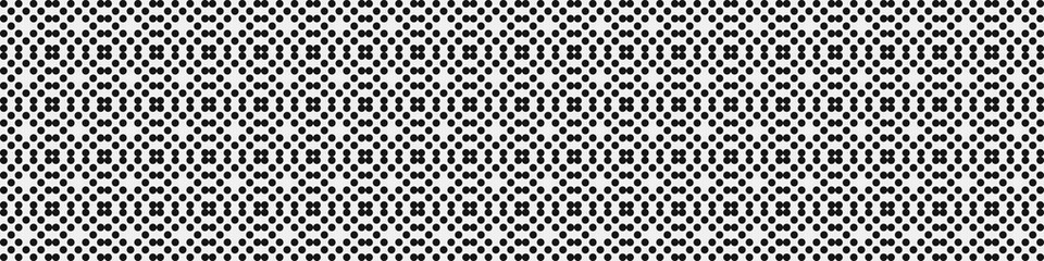 Abstract Cross Pattern Dots Logo generative computational art illustration