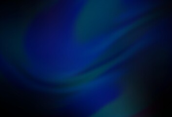 Fototapeta premium Dark BLUE vector blurred template.