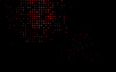 Dark Red vector backdrop with dots.