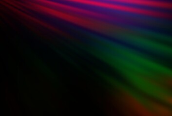 Dark Multicolor, Rainbow vector layout with flat lines.