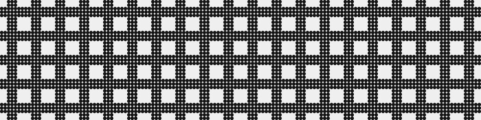 Abstract Cross Pattern Dots Logo generative computational art illustration