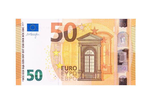 50 euro banknote isolated on white!