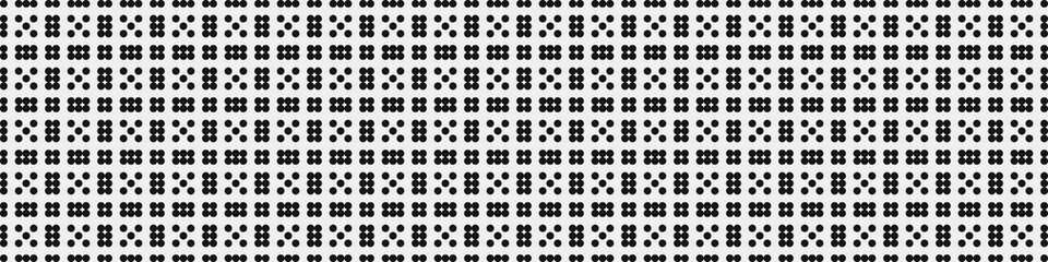 Abstract Cross Pattern Dots Logo generative computational art illustration