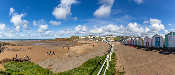 Crooklets beach Bude in North Cornwall