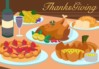 Food of Thanksgiving Day 