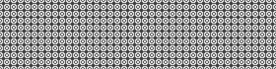 Fototapeta premium Abstract Cross Pattern Dots Logo generative computational art illustration