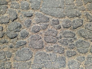 texture and background cracked asphalt into squares