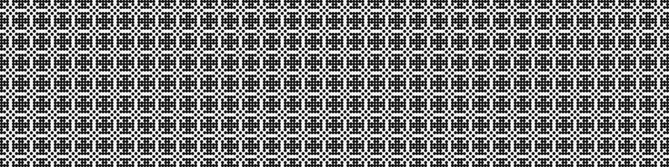 Abstract Cross Pattern Dots Logo generative computational art illustration