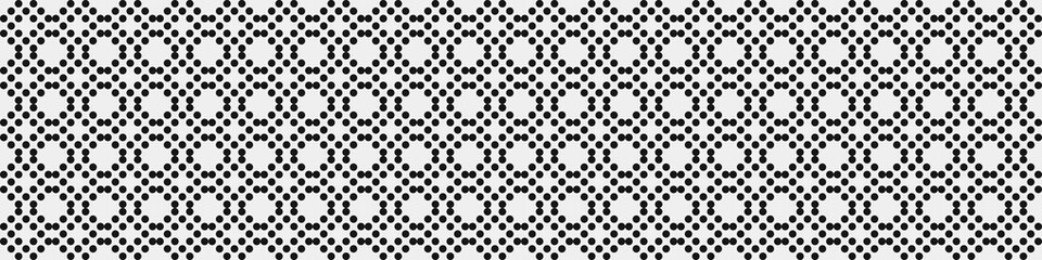 Abstract Cross Pattern Dots Logo generative computational art illustration