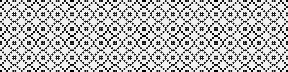 Fototapeta premium Abstract Cross Pattern Dots Logo generative computational art illustration