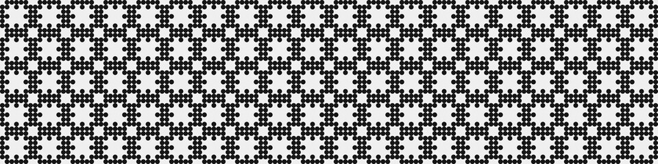 Abstract Cross Pattern Dots Logo generative computational art illustration