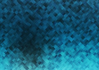 Light BLUE vector pattern in square style.