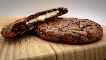 chocolate chip cookies on a plate
