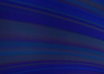 Dark BLUE vector glossy bokeh pattern.