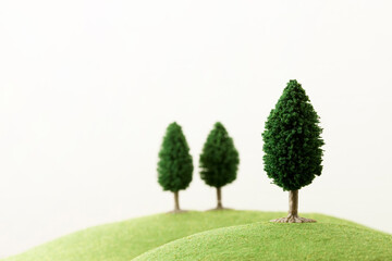 草原と木