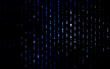 Dark BLUE vector template with repeated sticks.