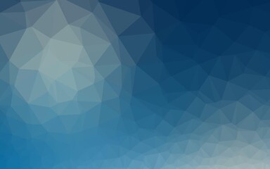 Light BLUE vector polygon abstract background.