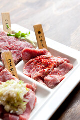肉の盛り合わせ