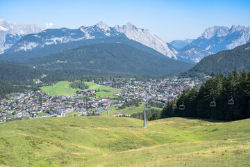 Fototapeta premium Idyllic summer landscape in the Alps