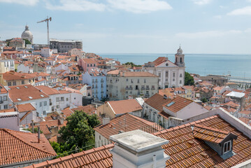 discovery of the city of Lisbon in Portugal. Romantic weekend in Europe.
