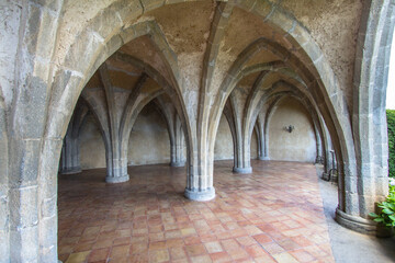 The Cloister of Villa Cimbrone in Ravello, Italy