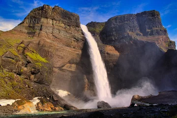 Foto op Canvas Stunning Waterfall in Iceland © been.there.recently