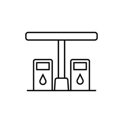 refill icon element of building icon for mobile concept and web apps. Thin line refill icon can be used for web and mobile. Premium icon on white background