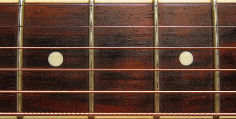 Guitar fretboard background