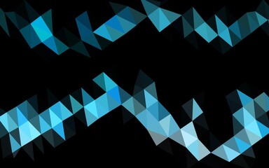 Light BLUE vector abstract polygonal layout.