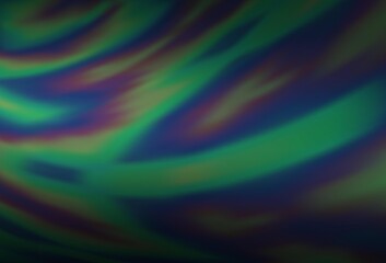 Dark Blue, Green vector abstract blurred layout.