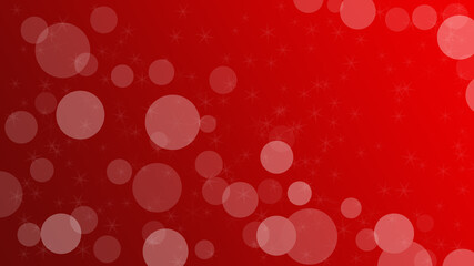 festive christmas light bokeh background in red tones