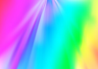 Light Multicolor, Rainbow vector blurred bright pattern.