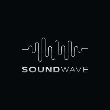 Sound Wave Design Icon Symbol Template for Music Studio , DJ, Music Producer, Speech Trainer, Speaker motivator Website
