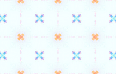 Seamless Water Color Textile Pattern. 