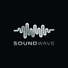 Sound Wave Design Icon Symbol Template for Music Studio , DJ, Music Producer, Speech Trainer, Speaker motivator Website 