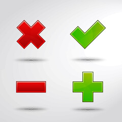 Validation icons and checkmark icons.