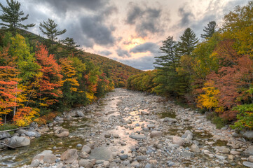 Autumn on the swift river