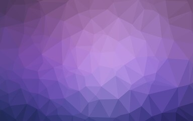 Fototapeta premium Light Purple vector polygon abstract layout.
