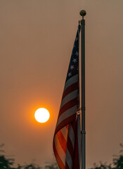Sunrise Sunset Flag & Sun-0001