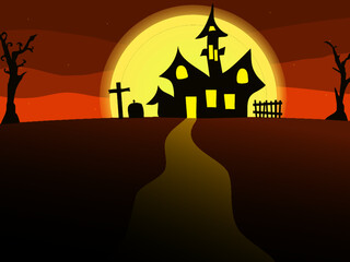 halloween landscape