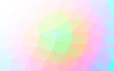 Light Multicolor, Rainbow vector abstract mosaic pattern.