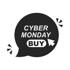 cyber monday, badge button buy click offer