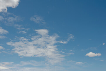 台風一過の青空と雲