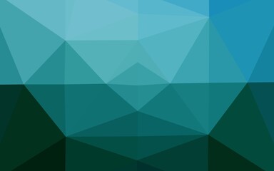 Obraz premium Light BLUE vector triangle mosaic texture.